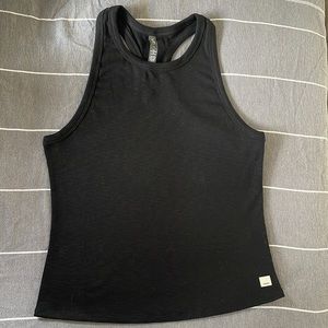 Vuori Sunrise High Neck Tank Top - Black